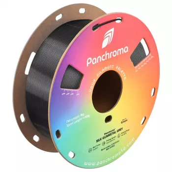 POLMASK PLA Silk 1,75 mm Gunmetal Grey 1 kg 3D printera pavediens
