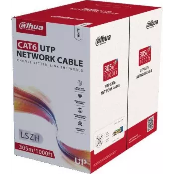 DAHUA PFM923I-6UN-C CAT6 UTP vads 305m balts