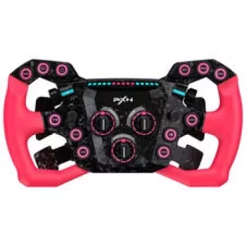 PXN WTL GT ONE Pink Edition sacīkšu stūre - 900° Force Feedback, Dual-Motor vibrācija, 3 pedāļu komplekts, 6 ātrumu pārslēdzējs, PC/PS4/Xbox One/Switch
