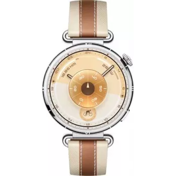 Huawei Watch GT 6 41mm Sudraba Brūna Ādas Siksna Viedpulkstenis