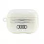 Audi IML Geometric Pattern AirPods Pro 2 maciņš balts