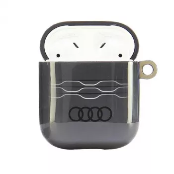 Audi IML Ģeometriskā raksta maciņš Apple AirPods 1/2 - Pelēks