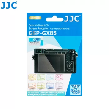 JJC rūdīta stikla ekrāna aizsargs Panasonic Lumix GX80 GX85 FZ2000 FZ2500 G7 FZ300 G80 G85 LX10 LX15 – 9H cietība, 0,3 mm, 3,0 collu LCD
