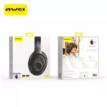 AWEI AT30 Bluetooth 6.0 bezvadu austiņas, melnas