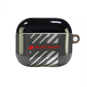 Audi IML Sport AirPods 3 vāciņš Melns AUS-IMLAP3-RSQ/D1-BK