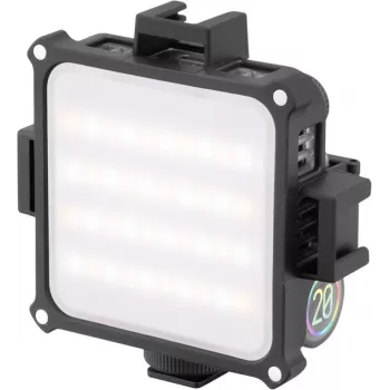 Zhiyun M20 RGB LED Fill Light 20W, 2700K-6500K CCT, HSI krāsu režīmi, OLED displejs, magnētiska aizmugure, USB-C PD uzlāde