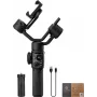 Zhiyun Smooth 5S AI viedtālruņa žiroskops ar magnētisko apgaismojumu, 3 asu stabilizators, 300g kravnesība, melns