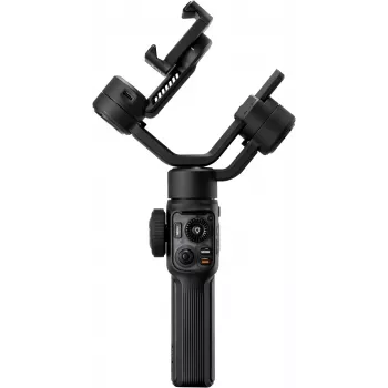 Zhiyun Smooth 5S AI viedtālruņa žiroskops ar magnētisko apgaismojumu, 3 asu stabilizators, 300g kravnesība, melns