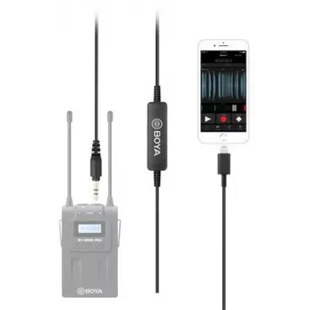 BOYA 35C-L Lavalier mikrofons ar USB-C savienotāju mobilajām ierīcēm