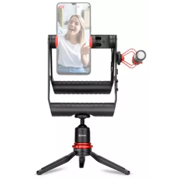 BOYA BY-VG380 Viedtālruņa video komplekts ar BY-MM1 Pro mikrofonu, LED gaismu un statīvu