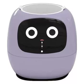 PLANTSIO IVY viedais dārziņš, purpura, 6-podu hidroponiskā sistēma ar 23W pilna spektra LED, 1,5L rezervuāru, automātisko apgaismojumu un skārienpaneli