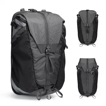 ULANZI BP10 25-28L paplašināmā foto mugursoma DSLR/bezspoguļa kamerām, droniem, 16 collu klēpjdatoram, melna