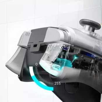 Machenike G5 Pro Max bezvadu kontrolieris ar uzlādes dokstaciju - pelēks