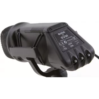Rode SVM stereo video mikrofons ar Rycote Lyre triecienu absorbējošo stiprinājumu