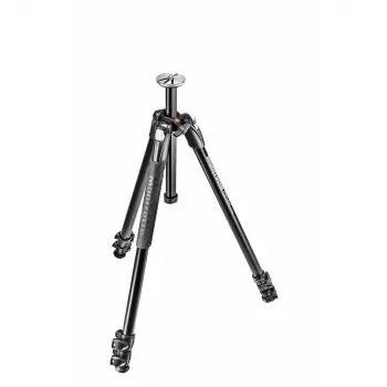Manfrotto 290 Xtra alumīnija statīvs ar 3 sekciju kājām, 3-virzienu galva nav iekļauta, melns, MT290XTA3