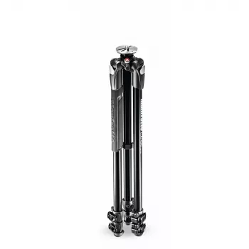 Manfrotto 290 Xtra alumīnija statīvs ar 3 sekciju kājām, 3-virzienu galva nav iekļauta, melns, MT290XTA3