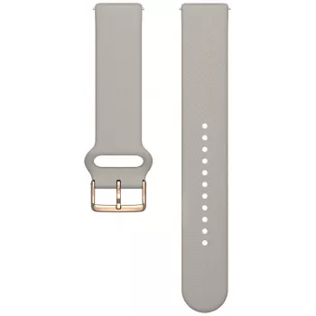 Silikona siksniņa Polar Ignite 3, 20 mm, S-L, pelēcīgi bēša (Greige)