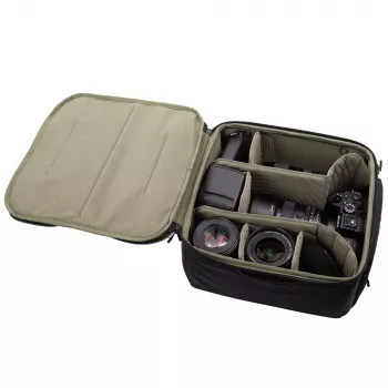 PGYTECH OneGo kameras ieliktnis M (P-CB-255) - modulāra aizsardzība DSLR/bezspoguļa kamerām, tumši pelēks