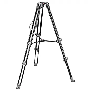 Manfrotto MVT502AM alumīnija video statīvs ar šķidruma bāzi, 3 sekcijas, 4 kg kravnesība, 169 cm maksimālais augstums, melns