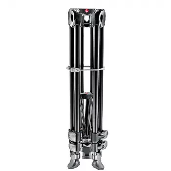 Manfrotto MVT502AM alumīnija video statīvs ar šķidruma bāzi, 3 sekcijas, 4 kg kravnesība, 169 cm maksimālais augstums, melns