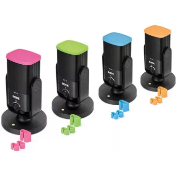 Rode COLORS1 Mikrofona identifikācijas komplekts – krāsu kodēti vēja aizsargi, gredzeni un kabeļu birku komplekts Wireless GO un Lavalier sistēmām