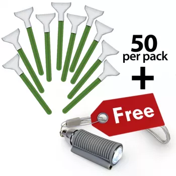 Visible Dust MXD100 Green 1.0x Vswabs 50 gab. komplekts