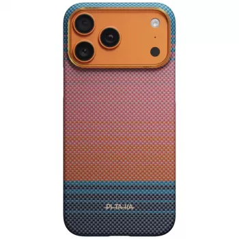 PITAKA Edge Case California Dream 04 Sunset iPhone 17 Pro Max – īpaši plāns aramīda šķiedras vāciņš ar MagSafe