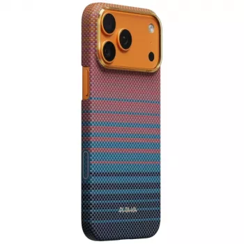 PITAKA Edge Case California Dream 05 iPhone 17 Pro Max aizsargmaciņa - Sunset (Aramid Fiber, MagSafe)