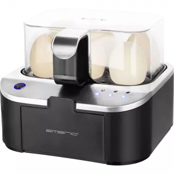 Emerio olu vārāmais aparāts 6 olām, 350 W, melns