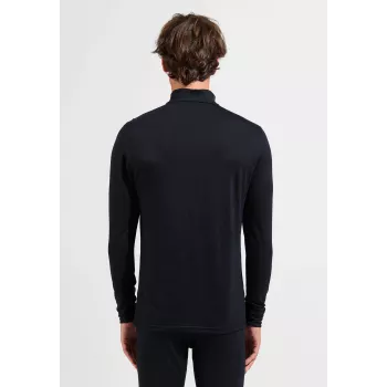 Odlo Merino 200 BL Top Turtle Neck LS Half Zip - Melns - XL
