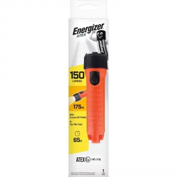 Energizer Mine Safety ATEX 2D kabatas lukturis - iekšēji drošs LED, 150 lūmeni, dzeltens