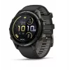 Garmin fenix 9 Pro Multisport GPS viedpulkstenis ar inReach satelīta sakariem, 47 mm ogļpelēks DLC titāna korpuss, melna/akmens pelēka silikona siksna