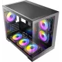 Antec CX M3 ARGB B Mini-Tower korpuss, rūdīts stikls, 3x 120mm ARGB ventilatori, microATX