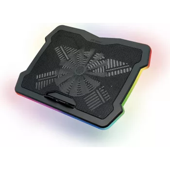 Antec HyperFlow RGB Notebook dzesēšanas paliktnis klēpjdatoriem līdz 17,3 collām ar diviem 140 mm ventilatoriem