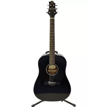 Samick D-1 BK Dreadnought akustiskā ģitāra - melna