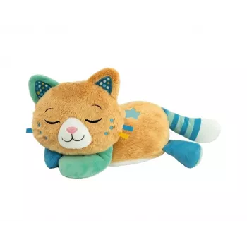 Clementoni Toy Breathing Kitten 17969 Interaktīvs plīša kaķis, balts, ar baterijām, 3+ gadi
