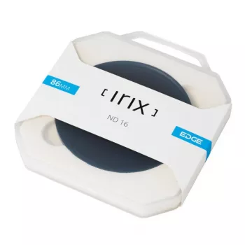 Irix Edge ND16 neitrālā blīvuma filtrs 86mm - 4 soļu gaismas samazinājums, daudzkārtēji pārklāts optiskais stikls, plāns alumīnija rāmis