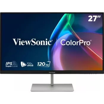 ViewSonic VP2766-2K 27 inch QHD IPS profesionālais monitors ar USB-C 65W, KVM un aparatūras kalibrāciju