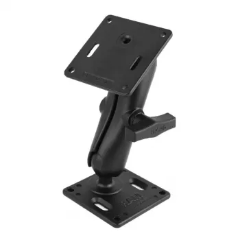 RAM MOUNTS RAM-102U-2461 Divu VESA 75x75mm plākšņu adapteris 1,5 collu lodveida pamatnēm