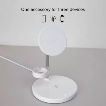 SBS TEWIRMAG3IN1 3-in-1 bezvadu lādētājs ar MagSafe iPhone, Apple Watch un AirPods