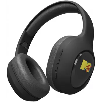 JAZ TEJZHEADMTVK On-Ear stereo austiņas ar mikrofonu, salokāmas, melnas