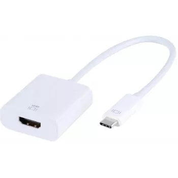 Vivanco USB-C–HDMI adapteris 0.15 m, balts (VVITADHDMITCW)