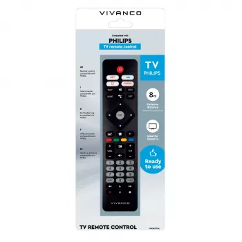 Vivanco VVREMOTEPHIL universālā Philips televizoru tālvadības pults