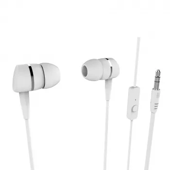 Vivanco Smartsound ausīs ievietojamās austiņas ar mikrofonu, baltas (VVEARSMARTW)