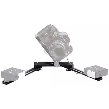 Manfrotto 330B makro kronšteins ar divām šarnīrrokām
