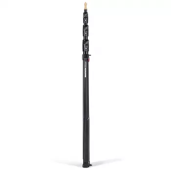Manfrotto 1004BAC-3 gaisa amortizācijas 4 sekciju gaismas statīvu komplekts (3 gab., melns)