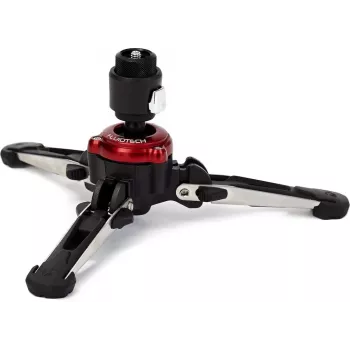 Manfrotto MVMXPROBASE šķidruma monopoda pamatne ar FLUIDTECH 3D kustību XPRO monopodiem, melna