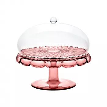 Guzzini Vanity kūku statīvs ar kupolu, 30 cm, mauve krāsā