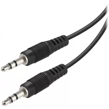 Vivanco audio kabelis 3.5 mm–3.5 mm 1.5 m (VVAJACK15MMK)