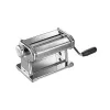 Marcato Atlas 150 Roller Premium manuālā makaronu mašīna, hromēts tērauds, 150 mm rullīši, 10 biezuma iestatījumi, sudraba